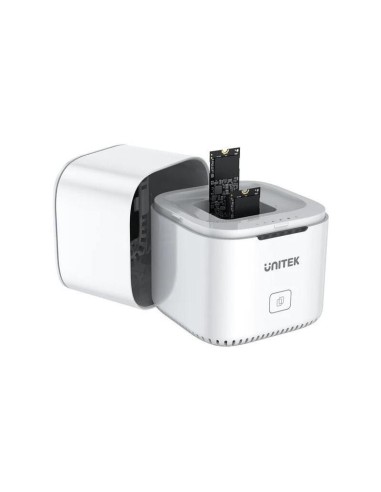 Unitek Syncstation M.2 Usb-c To Pcie Nvme M.2 Ssd Dual Bay Docking Station With Offline Clone S1207a