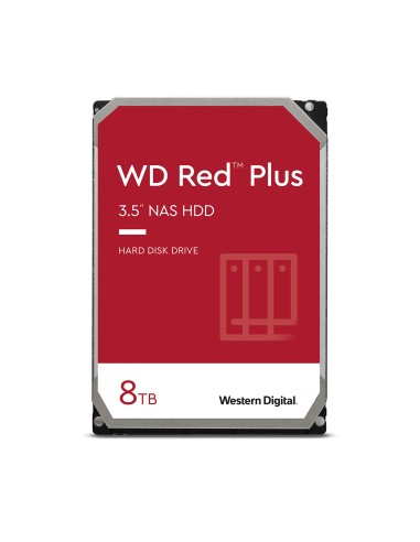 Disco Western Digital 3,5" 8tb Red Plus Wd80efzz Sata 6gb/s, 5640rpm 128mib