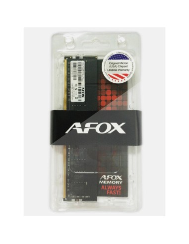 Memoria Afox Ddr4 8gb 3200mhz Micrón Chip Cl22 Xmp2 Rank1 X4 Afld48ph2p