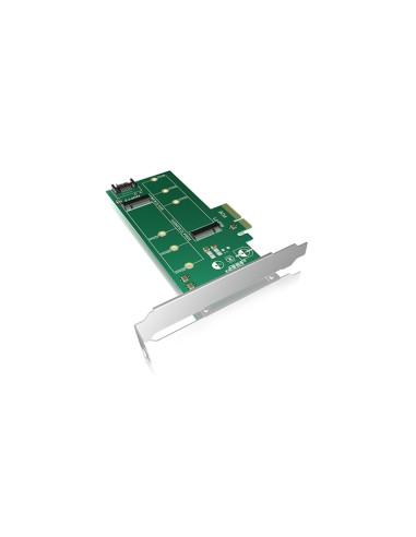 Tarjeta Pci Icybox 2x M.2 Disco Ssd -  Host Sata3 Pcie X4