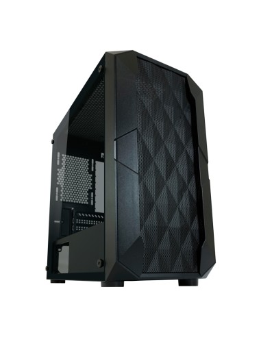 Caja Pc Lc-power Gaming 712mb M-atx Polynom X Black, 2*usb2.0, 1*usb3.0, Meshfrontpanel