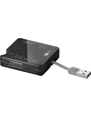Card Reader Extern All-in-one Usb 2.0 Black 480 Mbit/s,