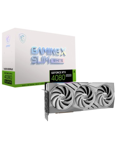 Msi Geforce Rtx 4080 Super Gaming X Slim White 16gb Gddr6x Dlss3 912-v511-220