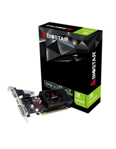 Vga Biostar Geforce Gt730 Lp 2gb Ddr3 700 Mhz Pci 2.0 Hdmi Dvi Vga Compatible Perfil Bajo