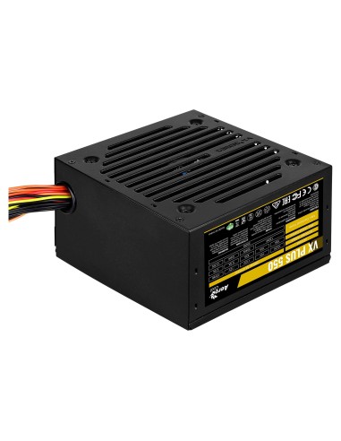 Fuente De Alimentacion Aerocool Aerovx-550plus Vx-550, Plus Atx 550w Fuente De Alimentación, Ventilador De 12 Cm, Pfc Activo...