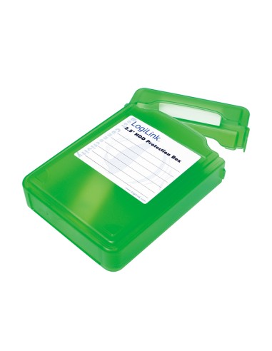 Funda De Protección De Disco Duro Logilink Para Hdd De 3.5 ", Verde