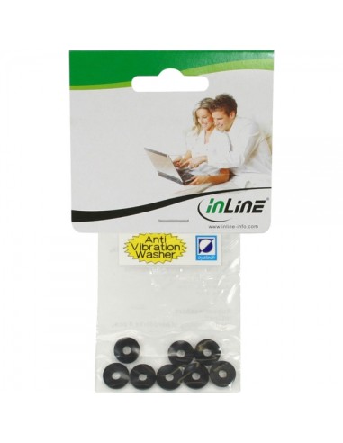 Inline 00244. Arandelas De Goma Para Disco Duro. Pack De 8