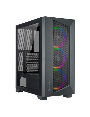 Caja Pc Azza Octane 460a Gaming Negro Spcc 3xargb Vent