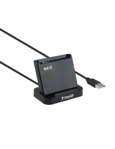 Tooq Lector De Tarjetas Inteligentes Dnie Vision Usb 2.0 - Negro