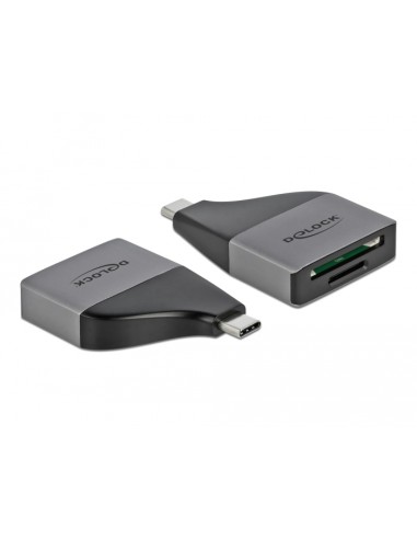 Lector De Tarjetas Externo Delock Usb Tipo-c Para Sd / Mmc + Micro Sd