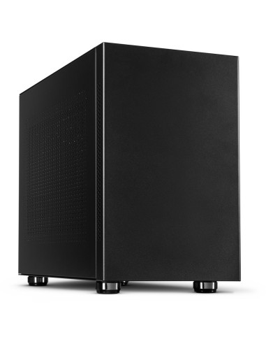 Caja Pc Inter-tech Micro Atx Im-1 Pocket Negro Sin Fuente De Alimentación