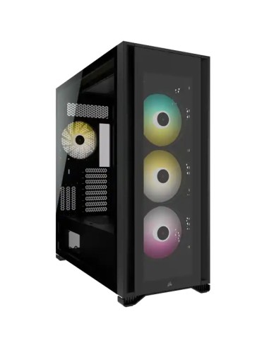 Caja Pc Atx Semitorre Corsair Icue 7000x Cristal Templado Negra