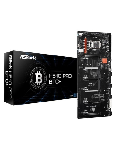 Placa Base Asrock Placa Base Lga1200 H510 Pro Btc +, Intel H510, 1xddr4, 1xhdmi