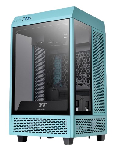 Caja Pc Thermaltake The Tower 100 Turquesa