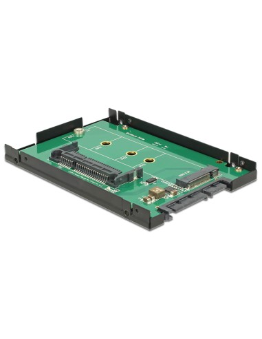 Delock 2.5" Convertidor Sata 22 Pin   1 X M.2 / 1 X Cfast - 9,