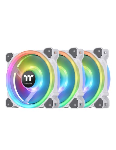 Ventilador Thermaltake Riing Trio 12 Rgb Radiator White Tt Premium Edition  Cl-f126-pl12sw-a