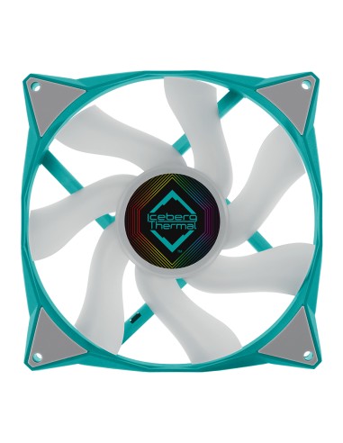 Ventilador Iceberg Thermal Icegale Argb - 140 Mm Argb Verde Azulado