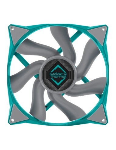 Ventilador Iceberg Thermal Icegale Xtra - 140 Mm Verde Azulado