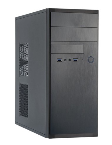 Caja Pc Chieftec Hq-01b-op Carcasa De Ordenador Midi Tower Negro