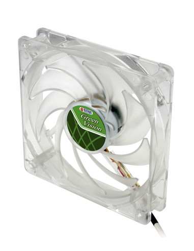 Ventilador, Titan, 120x120x25mm, Tfd-12025gt12z/v2(rb), Green Vision