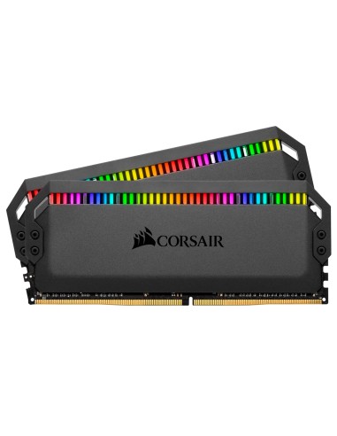 Memoria Corsair Ddr4 4000 32gb C19 Dom Platinum K2 2x16gb,1.35v, Dominator Plat Rgb Led, Black Hsp