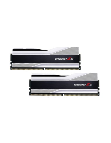 Memoria Ram G.skill Trident Z5 32 Gb (2 X 16 Gb) Ddr5 5600 Mhz Cl36 - Plata F5-5600u3636c16gx2-tz5s