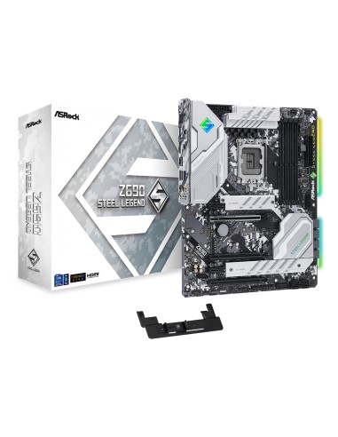 Placa Base Asrock Z690 Steel Legend Lga1700 4x Ddr4 Dimm 90-mxbh00-a0uayz