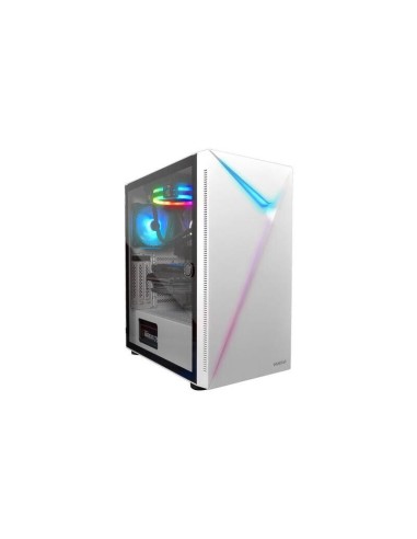 Caja Pc Gamdias Case Argus E4 Elite White Mid Tower Led Strip + 120mm Argb Tg