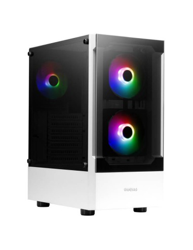 Caja Pc Gamdias Case Talos E3 White Mid Tower 3x120mm Argb Tg 16332-32323-30000-g