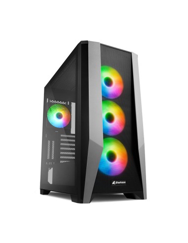 Caja Pc Sharkoon Tg7m Atx 2xusb3.0 Sin Fuente