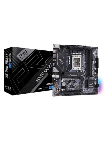 Placa Base Asrock B660m Pro Rs Lga1700 4x Ddr4 Dimm Hdmi Dp 1xpcie 5.0 X16 1xpcie 4.0 X16 1xpcie 3.0 X1