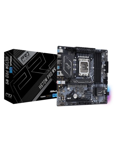 Placa Base Asrock H670m Pro Rs Lga 1700 4xddr4 90-mxbhk0-a0uayz