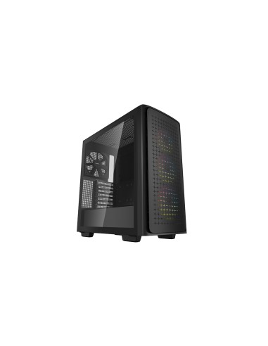 Caja Pc Deepcool Ck560 C.templado 4 Vent. 3rgb Negra Front. Perforado