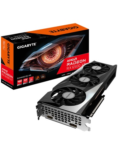 Tarjeta Grafica Gigabyte Rx 6500 Xt Gaming Oc 4gb Gddr6 1xdp 1xhdmi 1x6p