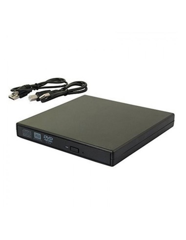 Carcasa Lector Externo De Cd/dvd-rw Negro Usb