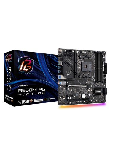 Placa Base Asrock B550m Phantom Gaming Riptide Am4 4xddr4 Matx Retail