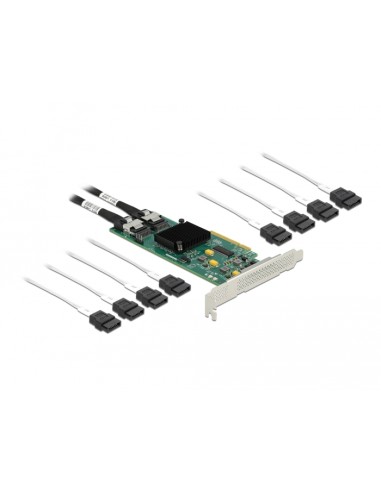 Delock Tarjeta Sata Pci Express X8 De 8 Puertos Con Cable De Conexión