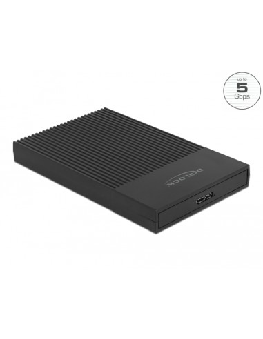 Delock Caja Externa Para Sata Hdd Ssd De 2.5" Con Superspeed Usb Tipo Micro-b Hembra - Sin Herramientas