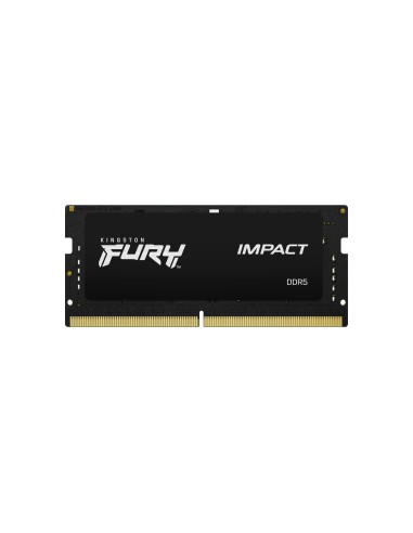 Memoria Ram Kingston Sodimm Ddr5 4800 8gb C38 Fury Impact 1x8gb, 1.1v Kf548s38ib-8