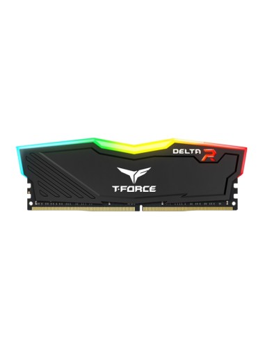 Memoria Teamgroup Ddr4 16gb(2x8gb) Pc3600 Delta Rgb Tf3d416g3600hc18jdc01/cl18/black Tf3d416g3600hc18jdc01