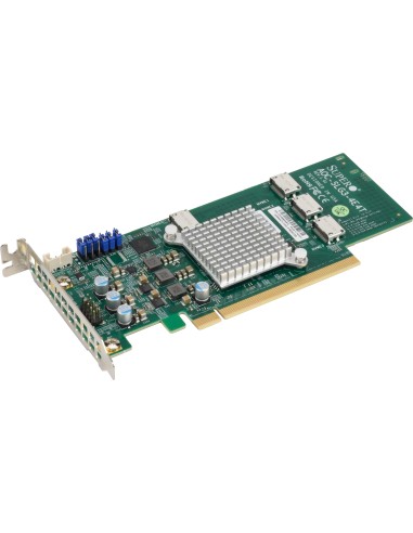 Supermicro Aoc-slg3-4e4t 2,8gb S Quad-port Gen-3 Internal Nvme Host Bus Adapter