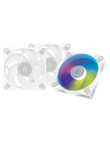 Ventiladores Arctic 120mm P12 Pwm Pm A-rgb 0db (white) Pack 3 Piezas