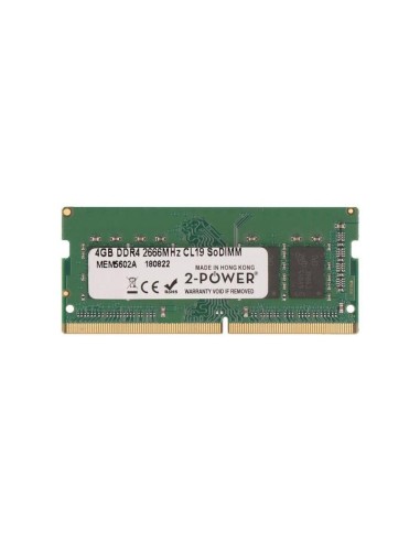 2-power Memoria Sodimm 4gb Ddr4 2666mhz Cl19 Sodimm 2p-3tk86aa