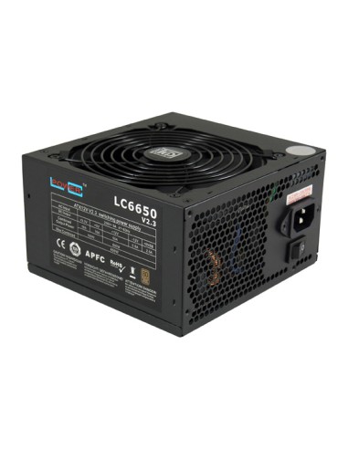 Lc-power Lc6650 V2.3, Fuente De Alimentación Atx Serie Super Silent, 650w, 80 Plus Bronce