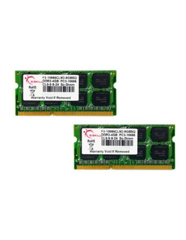 Memoria G.skill Sodimm Ddr3 8gb Pc 1066 Cl9   G.skill Kit (2x4gb) 1,5v 8gbsq