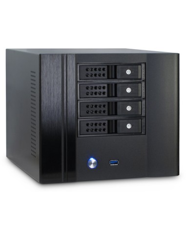 Caja Pc Inter-tech Mini Itx Ipc Sc-4004 Usb Negra