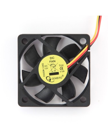 Gembird Ventilador Torre Pc 50x50x10mm Dc Fan, 12v, 250mm Wire