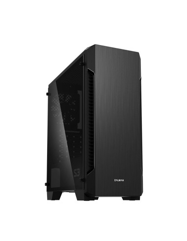 Caja Pc Zalman S3 Tg, Atx Mid Tower Negro