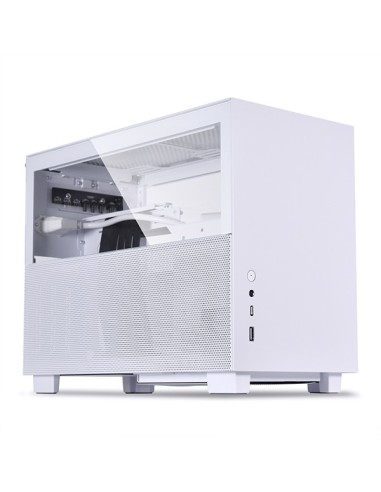 Caja Pc Lian Li Q58w3 Mini-itx  Pcie 3.0 Edition - Blanco