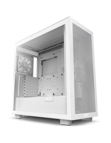 Caja Pc Nzxt H7 Flow Blanca Cristal Transparente Cm-h71fw-01